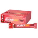 Clif Bloks Sours - Morango sabor limonada com cafeína - Chews de energia - Não-GMO - Base de planta - Combustível rápido para ciclismo e corrida - Carboidratos rápidos e eletrólitos - 2.12 oz. (18 contagem)