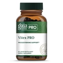 Gaia Herbs Pro Vitex PRO- Suplemento Suporta Ciclo Menstrual Normal & Menopausa Saudável* - Suplemento de Suporte de Progesterona* com Extrato de Cereja de Árvore de Casto Orgânico - 60 Phyto-Caps Líquidos (30 Servings)