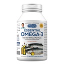 ANDREW LESSMAN Essential Omega-3 Laranja - 60 Softgels - Ultra-Puro, Óleos Omega-3 de alta potência. Alta DHA, sem problemas estomacais, sem contaminantes, sem mercúrio. Pequeno fácil de engolir Softgels