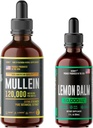 HERBIFY Bundle - Mullein Leaf Extract & Lemon Balm - Suporte respiratório e suporte cerebral