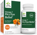 Terry Naturalmente Omega-7 Seco Olho Alívio - 60 Softgels - Humidade e Conforto Olho - Não-GMO, Gluten Free - 60 Servings