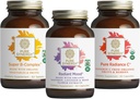 PURE SYNERGY Mood and Adrenal Support Bundle □ Suplemento de suporte de humor com extrato de açafrão orgânico