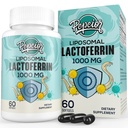 Bovinos lipossomais Lactoferrina 1000 mg - Absorção Mais Alta - para Absorção de Ferro e Função Imune Suplementos de Lactoferrina para Adultos, 60 Softgels