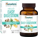 Himalaya Olá Digestão Fácil, Enzimas Digestivas com 2 Bilhões de UFC Probióticos e Prebióticos, Mais 100 mg Herbal Digestivo Suporte com Ginger, Fennel & Triphala, 30 Cápsulas Vegetarianas