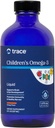 Trace Minerals Crianças Omega-3 - Suplemento líquido suporta função do sistema nervoso e imunológico - Suplemento de saúde para crianças - EPA & DHA apoia desenvolvimento do cérebro e olho - laranja, 8 fl oz