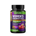 Probióticos para as mulheres - 60 bilhões de UFC, 16 Strains, com cranberry, D-Mannose & Prebióticos - Suporta Digestivo, Imune, & Saúde Vaginal - Não-GMO, Dairy & Gluten-Free - 60 Cápsulas Veggie