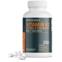 Bronson Vitamina K2 MK-7 200mcg Força extra, 250 comprimidos vegetarianos