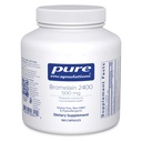 Puro Encapsulamentos Bromelain 2400 500 mg - para Suporte Digestivo & Saúde Musculoesquelética - Suporta articulações e recuperação muscular* - Enzimas proteolíticas - Vegan - 180 Cápsulas