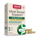 Jarrow Formulas Suporte de Bowel Ideal - 10 bilhões de CFU por serviço - Suporte de Bowel - Reduz o Bloating, Gás e Desconforto Intestinal - Até 30 Servões (Capas Vegetais)