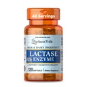 Orgulho de puritano Lactase Enzima, Leite e Lacticínios Digestante, Suplemento dietético Suporte para Digestão e Suporte de Energia Celular, Fornecimento de 40 dias, 120 Softgels