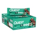 Quest Nutrition Chocolate Chunk Protein Bares, 20g de proteína, 1g de açúcar, 4g de carboidrato líquido, Sem glúten, Keto Friendly, 12 contagem
