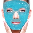 ZNÖCUETÖD Cold Face Mask Ice Pack Reduzir Puff Facial, Círculos Negros, Gel Beads Hot Heat Cold Compress Pack, Face SPA para mulher dormir, pressão, dores de cabeça, cuidados com a pele, Pós-Laser Care[Azul]