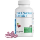 Bronson Tart Cherry Extract 2500 mg Fórmula Premium Não-GMO Embalada com Antioxidantes e Flavonóides, 90 Cápsulas Vegetarianas