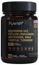 Berberine Suplemento – Alta resistência 7500mg Equivalente – Berberina com Ceilão Canela, Cardo de Leite e Açafrão – 120 Cápsulas Vegan – Não-GMO, EUA Formulado