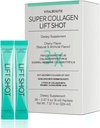 VITALBEAUTIE Colgens Líquidas para Mulheres, SuperCollagen Lift Shot - Premium Multi Colágenos Peptídeos Tipo I, II, III, V, X 1500mg com hialurônico, vitamina C, Terceiro Certificado, Alta Absorção