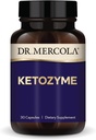 Dr. Mercola Ketozyme, 30 Cápsulas, Não-GMO, Sem glúten, Sem soja