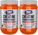 NOW Sports Nutrition, Creatine Monohydrate Powder, Mass Building*/Energy Production*, 21.2-Ounce (Pacote de 2)