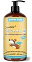 Wonder Paws Fish Oil for Dogs - Omega 3 para cães de salmão do Alasca, Bacalhau & Krill Oil - EPA DHA Fatty Acids - Menos Shedding & Comichão - Pele, Junta, Imune & Saúde do Coração - Suplemento líquido (32 onças)