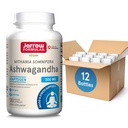 Jarrow Fórmulas Ashwagandha 300 mg - 120 Cápsulas Veggie - Saúde Geral e Resistência à Fadiga - Suplemento Suporta Endurance, Músculo Recuperação & Saúde Cognitiva - 60 Servimentos (Pacote de 12)