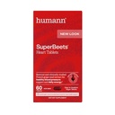 humann SuperBeets Heart Tablets Suave casaco 500mg – Pó não-GMO – Clinicamente estudado antioxidantes, 60 contagem