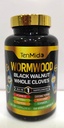 Cápsulas de Wormwood Suplemento para homens e mulheres, Fórmula 10in1 com nozes pretas, Cravo inteiro, Açafrão, Cayenne Pimenta & Mais - Digestivo, Imune Suporte - Nutriente Rico - 150 Cápsulas