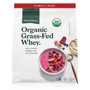 Natural força grama alimentado orgânico Whey Protein Powder – não OGM verificado, humano certificado e laboratório testado para toxinas – puro e sem sabor – Keto amigável, baixo carboidrato, e Kosher – proteína A2 de 5 libras