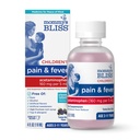 Mammy's Bliss Children's Pain and Fever Reducer, Crianças acetaminofen, Dye Free, Delicious Mixed Berry Flavor, Idades 2+, 4 Onça Fluída