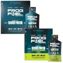 Combustível de rã energia regular & energia energética completa protein shot Bundle, 15g proteína Nano-Hydrolyzed Grass Fed Colágeno, Pós-treino, gordura e açúcar livre, 22 aminoácidos, Berry, 1 oz Packets, 48 Pack