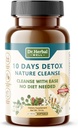 10 dias de limpeza natural de detox com facilidade sem dieta necessária (60 Mini Softgels)