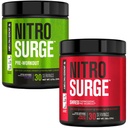 Fábrica Jacked Nitrosurge Pré-treino em Uva e Fruta Soco Nitrosurge Destruiu pré-treino termogênico para homens e mulheres