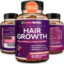 Vitaminas do crescimento do cabelo para as mulheres - Biotina 10.000mcg, Colágeno, patenteado OptiMSM®, goMCT®, Saw Palmetto - Naturalmente Regrow mais forte e saudável cabelo, pele e unhas - pára a perda de cabelo