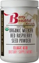 Berry bonito orgânico Meeker Red Framboesa semente de pó (ácido elágico, fibra) - 1 lb (454g) - Frio-Pressed a partir de US-Grown Framboesas