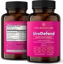 UroDefenda a fórmula de proteção de UTI; Cranberry PACs; Médico Formulado; Aditivo Livre + Glúten; Extrato de cranberry; Extrato de pinho, Mannose D; Vitamina C; 60 Cápsulas