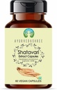 Shatavari Extract 500mg - 60 Cápsulas Vegetarianas □ Aspargus Racemosus □ Todos Natural □ 100% Vegan □ Gluten-Free GMP Certified.