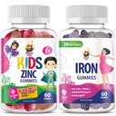 SAM Sunny adultos de ferro com vitamina C & Zinc crianças chicletes