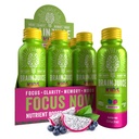 BrainJuice Kids Brain & Imune Supply Shot, Gluten Free Supplement Shots for Energy, Focus, Immunity with Vitamina D, C, B, Alpha GPC & Organic Ginger Root, Ages 5+, Dragon Berry, 2.5 fl oz, 12 Pack