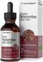 Horbäach Yohimbe Bark Líquido Extract 2 Fl Oz Suplemento para homens e mulheres , gotas de tintura sem álcool , vegetariano, não-GMO, e sem glúten