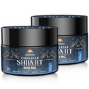 Ajoblanco 800 Mg Himalayan Shilajit Resin, Shilajit Puro Himalayan Orgânico, Suplemento Shilajit com Pureza, Alta Posologia e Potência para Energia, Força & Imunidade, Homens & Mulheres, 30 Grams, Pacote de 2
