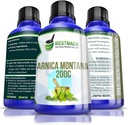 Produtos naturais mais bem feitos Turbo Arnica 200C - Pellets Arnica abrangente para recuperação muscular, alívio de dor e suporte Holistic Wellness, 350 Pellets