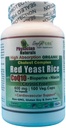 Orgânica Red Yeast Rice w CoEnzyme Q10 e Piperine 600 mg Alta Absorção 100 Veg Caps 1200 mg por serviço