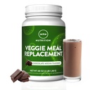 MRM Nutrition Veggie Meal Replacement Protein – Chocolate Mocha Flavored – Proteína completa à base de plantas de 22g – Refeição on-the-go – Mediate food – Fórmula de macronutriente equilibrada – 28 porções
