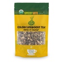SpeedyVite Colon LifeBoost Tea Detox e Cleanse - Chá orgânico Pu'er com Ginger, Lemongrass - para aumentar a saúde e função do cólon