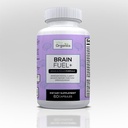 Combustível Cérebro+ DMAE Suplemento de Memória de Mistura para Foco, Humor, Energia Mental para Homens e Mulheres Ocupados - 60 Cápsulas, Made in USA