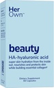 Suas Cápsulas de Ácido Hialurônico de Beleza, Hidratação da Pele, Nutre e Protege a Pele, Colágeno Essencial, Ácido Hialurônico, Suporta Bela Pele, com Zinco, Magnésio, Vitamina C, 60 Contagem