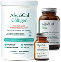 ALGAECAL Cálcio, Vitamina D3 e Colágeno – Colágeno hidrolisado com Verisol, Fortibone e Fortigel, Além de Cálcio, Vitamina ADEK, & Trace Minerals para Saúde Óssea e Antienvelhecimento