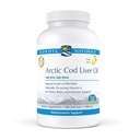 Nórdico Naturals Pro - Óleo de fígado de bacalhau do Ártico CLO, apoia a saúde do coração e do cérebro - Lemon-Flavored 180 Gels macios