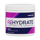 AdvoCare Rehydrate - Electrolyte Drink Mix - Inclui Magnésio, Sódio, Potássio e Cálcio - Antioxidante e Aminoácido Fortificado - Suporta Hidratação e Recuperação - Uva, 12.7 oz