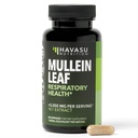 Mullein Leaf Cápsulas para Saúde Respiratória - 5000mg Extrato 10:1 para Apoio Pulmão e Função Imune - 60 Contagem - Vegan, Cápsulas Não-GMO - Suplemento de ervas para Bem-Estar Diário - 2 Mês de Fornecimento
