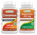 Canela 1000 mg & glicinato de magnésio 425 mg