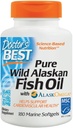 Melhor Puro óleo de peixe selvagem do Alasca com AlaskOmega, Coração, Cérebro, Bem-Estar Mental, Olhos, Não-GMO, Gluten Free, 180 Moldes marinhos